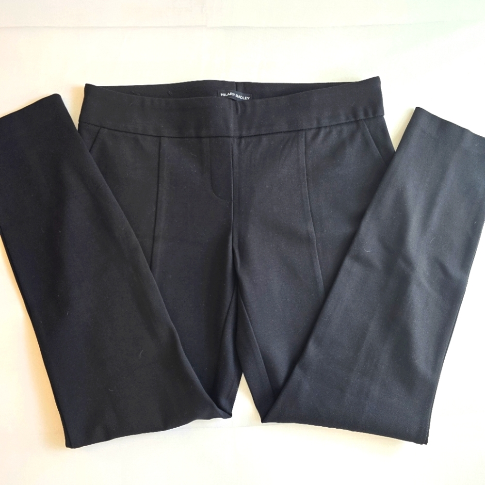 Hilary Radley Black Straight Leg Pants